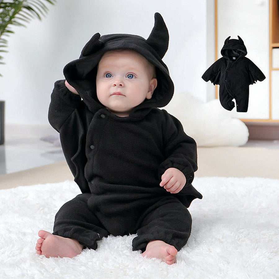 Little Bat Hooded Halloween Onesie